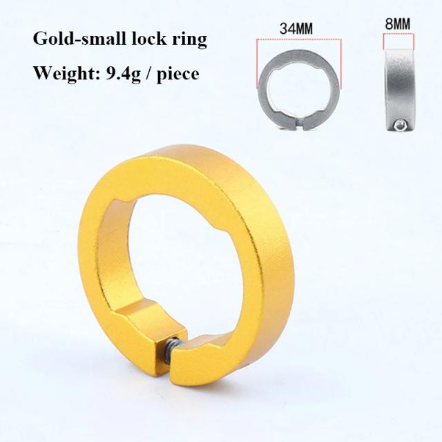 Punhos de Alumínio para Bicicleta, 8/12mm, com Anel Final - Conjunto de 2 Acessórios para Mountain Bike e Estrada