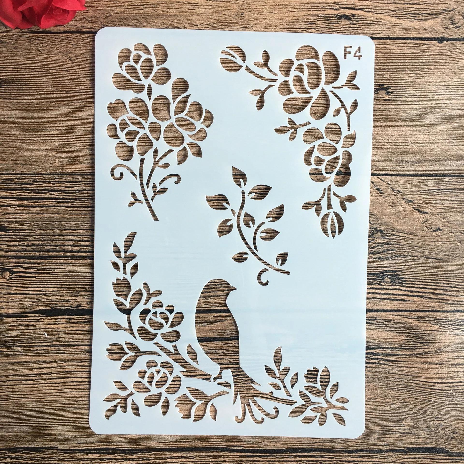 Estêncil para artesanato diy, 26*18cm, estêncil para pintura de paredes, scrapbooking, carimbo, álbum, decoração de animais - Image 1