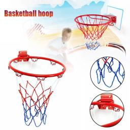 Cesta de basquete de 32cm para parede, cesto suspenso com aro de metal, com parafusos, para esportes ao ar livre e ambientes internos - Image 5