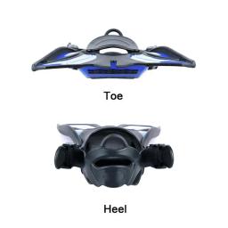 Barbatanas de mergulho ajustáveis para adultos, nadadeiras de mergulho com snorkel, pés de mergulho, equipamentos de mergulho portátil para iniciantes em esportes aquáticos, envio direto - Image 4