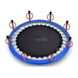 TECHSPORT-Trampolim Fitness Fold, 32 Mola - Image 5