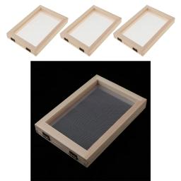 Kit de fabricação de papel para crianças e adultos, Molde de tela, Artesanato DIY, Artesanato, Reciclagem, Arte em papel, 3 pcs - Image 5