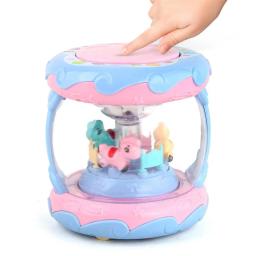 Mão tambor com projeção 3D para crianças, instrumento de percussão, brinquedo educativo, bonito - Image 5