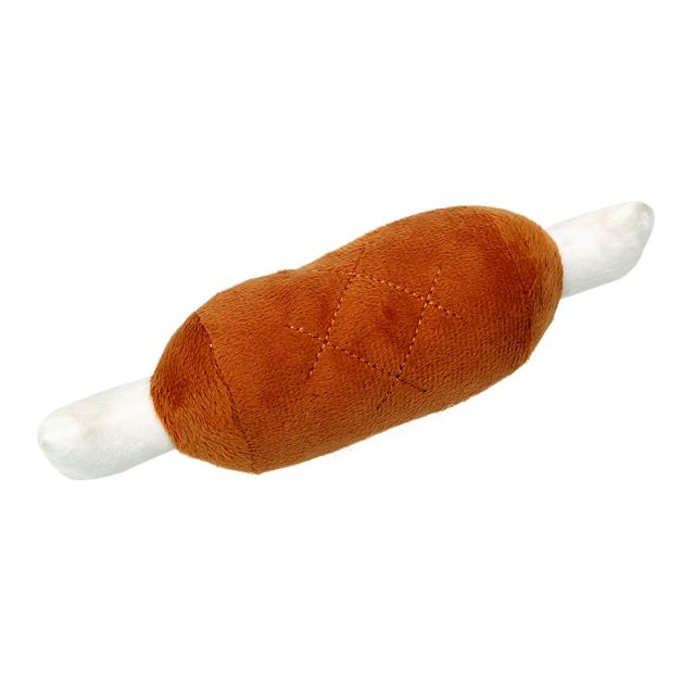 Pelúcia de Pernas de Frango Squeaky para Cães e Gatos - Brinquedo Divertido e Adorável para Animais de Estimação