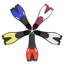 Nadadeiras de mergulho para adultos e crianças, mergulho pé, nadadeiras, equipamento de natação iniciante, portátil, novo - Image 2