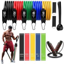 150lb faixas da resistência da aptidão conjunto yoga elástico banda booty cinto de treinamento loops bandas workout equipamentos de ginástica para casa halterofilismo - Image 1