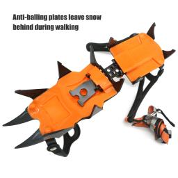 Crampons De Gelo Para Bota De Neve, Spikes De Gelo Anti-Skid, Chuteiras De Tração, Pinça De Neve, 12 Dentes, Inverno - Image 4