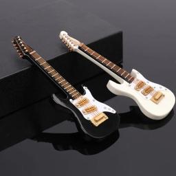 1 conjunto de mini instrumentos musicais de decoração, instrumentos musicais de decoração em miniatura com estojo e suporte - Image 6