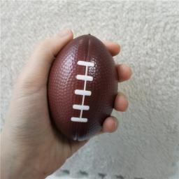 Rugby American Football Toy Balls para crianças, Hand Squeeze, Esponja de espuma, Anti Stress Relief Balls, Brinquedos esportivos ao ar livre, 9cm - Image 1