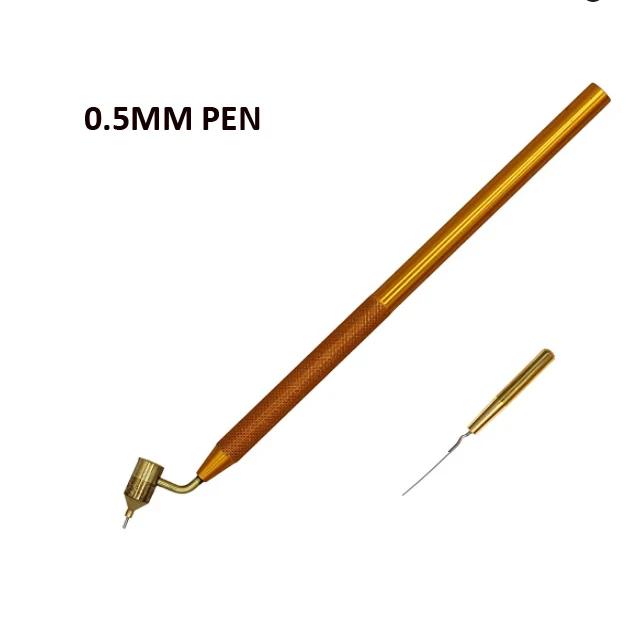Caneta de Tinta OFY® Inclinada para Precisão em Pintura e Reparo de Riscos - Ideal para Artistas e Artesanato