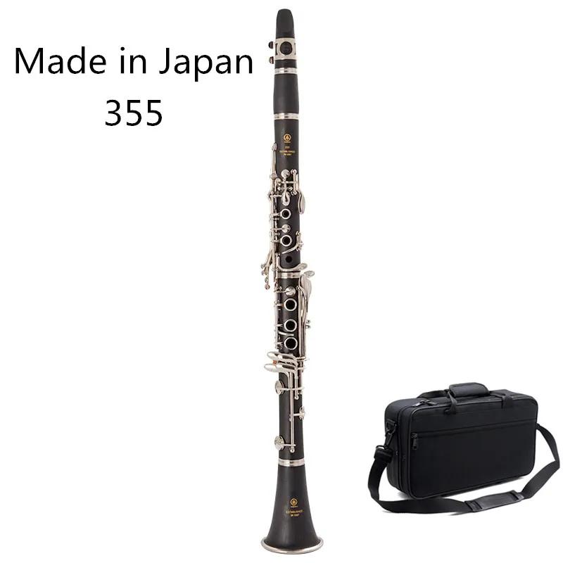 Feito no japão 355 bb clarinete 17 teclas b plana instrumentos musicais de alta qualidade tubo baquelite niquelado clarinete - Image 1