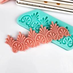 Molde de silicone para Artesanato Artesanal DIY, 3D Lace Mat, Camisola Padrão Texto, Fondant Bolo, Mousse e Sugarcraft, Decoração Home - Image 3