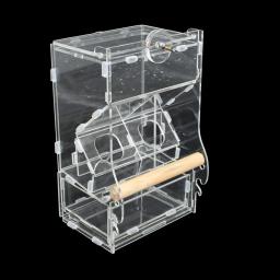 Alimentador automático para pássaros, alimentador para aves, equipamento para alimentação de pássaros, para caranguejos, papagaio, estrelas, pássaros de estimação, dispositivos de alimentação, 1 peça - Image 6