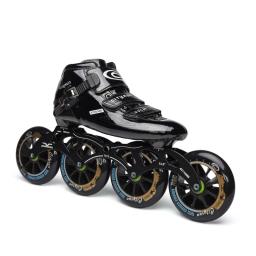 Fibra de carbono avançada, rodas de patins roller boot com estrutura cnc 85a durável 7075mm 110mm 100mm 90mm - Image 1