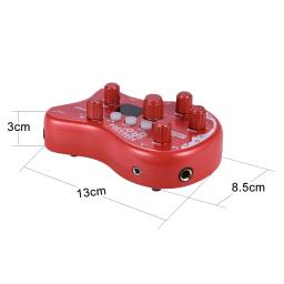 Ammoon-PockRock Pedal de Efeito de Guitarra, Processador Multi-Efeito, 15 Tipos de Efeito 40 Ritmos de Bateria, Adaptador - Image 6