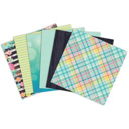 Papel de doce para scrapbooking, pacote de 24 folhas artesanais, artesanato, papel, almofada de fundo 916 - Image 2