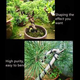 Fios De Decoração De Bonsai De Alumínio Anodizado Fio De Treinamento De Bonsai Fio De Jardim De Flor Fio De Alumínio DIY 5m Rolls - Image 3