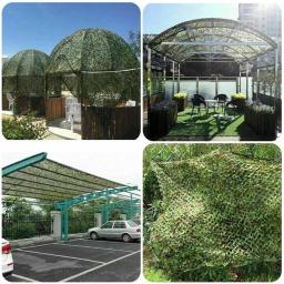 Rede de camuflagem militar para jardim, uniforme militar, caça e barraca de carro, branco, azul, verde, preto, bege - Image 2