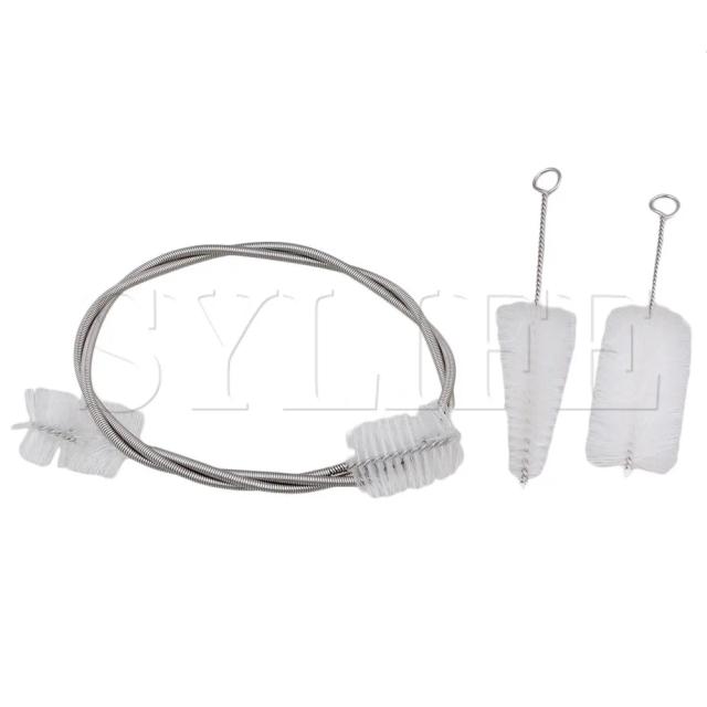 Escovas de Limpeza para Trompete e Corneta - Conjunto de Nylon para Instrumentos de Vento