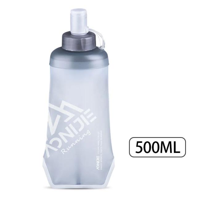 Garrafa de Água Dobrável AONIJIE Soft Flask para Caminhadas, Camping e Atividades ao Ar Livre - 420ml e 500ml, Modelo SD26