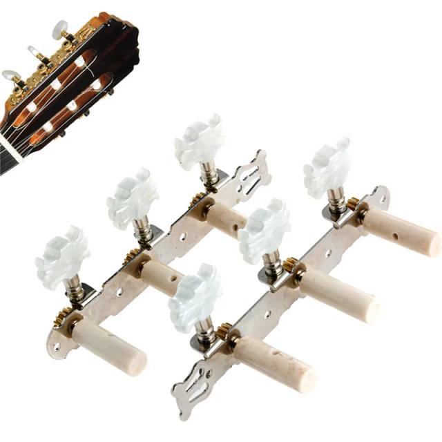 Peças e Acessórios para Ajuste de Guitarra Clássica com Afinador Branco