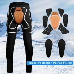 Benken eva calças acolchoadas joelheiras quadril equipamento de proteção resistente a quedas para snowboard esportes ao ar livre roupa interior shorts - Image 3