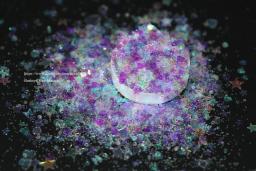 Lantejoulas lindas e brilhantes holográficas, glitter misturado para decoração de unhas, olhos e rosto, resina para corpo - Image 5