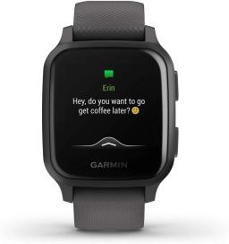 Relógio inteligente garmin prateado, relógio inteligente esportivo à prova d'água com gps, monitoramento de frequência cardíaca, pista de velocidade para corrida e maratona - Image 3