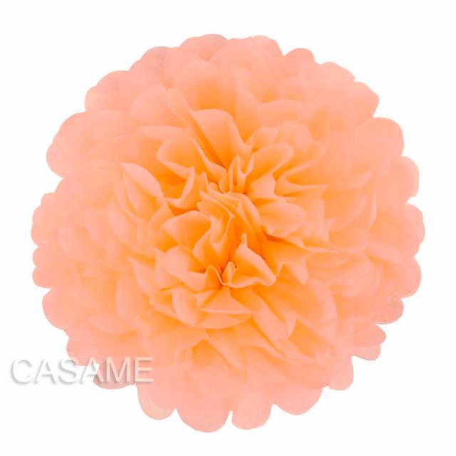 Decoração de Festa com Pompoms de Papel: Conjunto de 5 Peças em Vários Tamanhos (4" a 14")