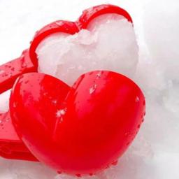 1 pçs amor coração snowball clipe maker clipe crianças ao ar livre inverno neve areia molde ferramenta criativo ao ar livre diversão & esportes brinquedos - Image 2