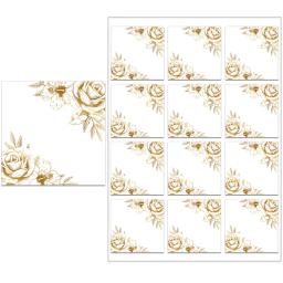 Adesivos customizados com suare, adesivos com nome, data, festa de aniversário, casamento, etiqueta com design, caixa de presente, selo, autoadesivo - Image 4