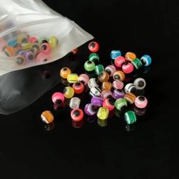 Conjunto de 50 contas de pesca acrílico peixe-like, 4/6/8mm, kit diy para pesca no baixo, diy - Image 4