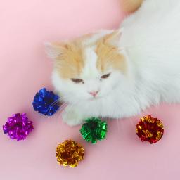 Brinquedos de gato interativos bola para gatinhos gatos acessórios atacado dropshipping barato jogo pet brinquedos para gatos suprimentos produtos - Image 1