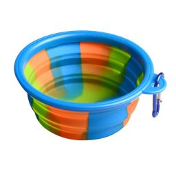 Tigela de estimação camuflagem com fivela Recipiente de comida de água Alimentador para cães pequenos Garrafa de cachorro 9 cores - Image 5