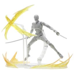 Figuras de ação anime lâmina efeitos especiais decoração com suporte para modelo verde base diy brinquedo montagem luz juguetes kpop - Image 1