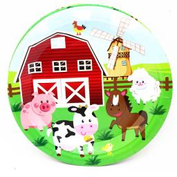 Balões para festas de aniversário infantil, tema de vaca, animais de fazenda, decoração de festa, desenho, conjunto de talheres descartáveis, chá de bebê - Image 4
