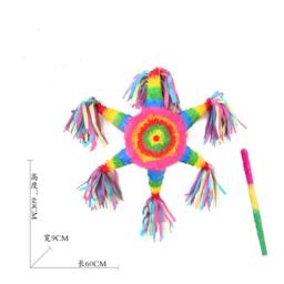 Poligon forma de estrela pinata menino menina enchimento criativo decorativo esmagamento brinquedo açúcar enchido plaything aniversário papel presente para festa - Image 1
