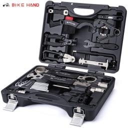 Bikemanual-kit de ferramentas para reparo de bicicleta, conjunto de alavancas de conserto e manutenção de casa, para bicicletas de estrada e mtb - Image 1