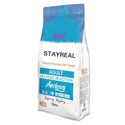 Stayreal comida de gato natural de alta qualidade baixo-grão adulto esterilizado comida de gato 12 kg - Image 4