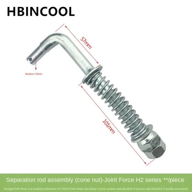 Conjunto de Biela de Separação e Acessórios para Empilhadeira Heli H200 Tipo 2-3.5t com Haste e Porca de Cone