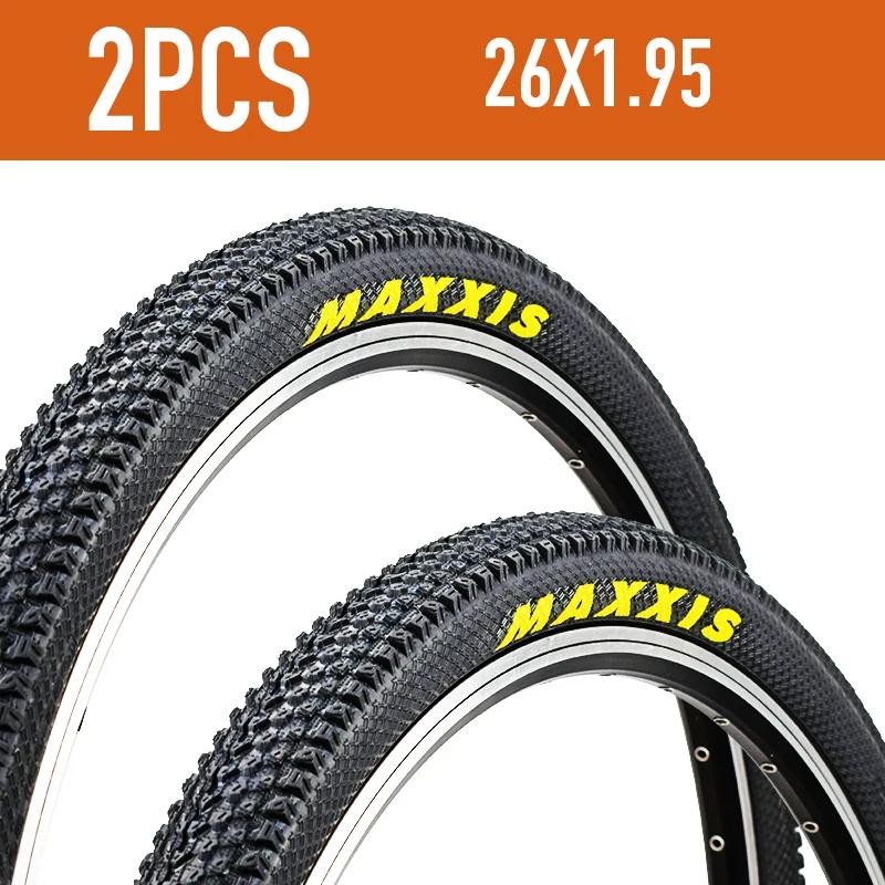2 pçs maxxis 26 pneu de bicicleta 26*2.1 27.5*1.75 27.5*1.95 60tpi mtb mountain bike pneu 26*1.95 27.5*2.1 29*2.1 ritmo fio de aço pneu - Image 1