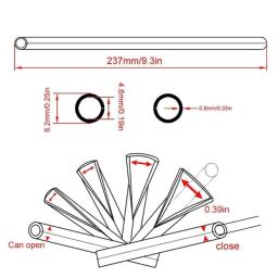 72 capas de raios, cobertura decorativa colorida para bicicletas de montanha e motocicletas, luvas de plástico para decoração de bicicleta - Image 4