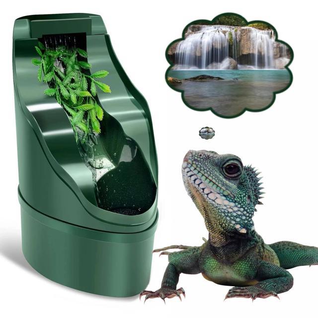 Fontes de Água Dripper para Répteis: Camaleões, Cobras, Lagartixas e Dragões Barbudos