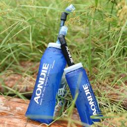 Garrafa de silicone dobrável para água aonijie e885, chaleira esportiva para ciclismo, viagem, material macio 250- 600ml - Image 6