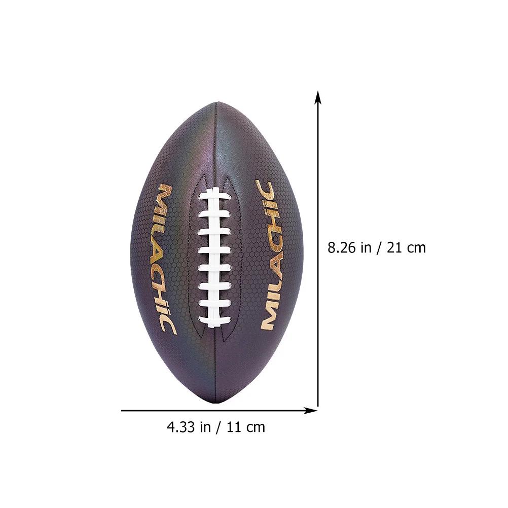 Tamanho 9 6 3 futebol americano bola de rugby footbll competição formação prática rugby bola equipe esportes reflexivo rugby futebol - Image 1