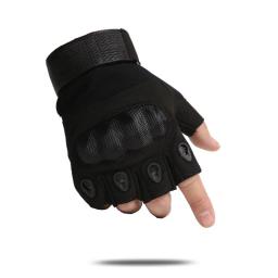 Luvas táticas de fibra de carbono para homens, equipamento de proteção anti-corte, motocicleta, equitação, motocross, academia, fitness - Image 4