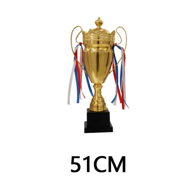 Troféus e Medalhas Personalizáveis de Champions Trophy em Ouro, Prata e Bronze para Reconhecimento e Souvenires