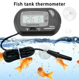 Digital Aquarium Fish Tank Termômetro com Ventosa, Temperatura Sensor Medidor Tester,-50 ℃, + 70 ℃ - Image 1