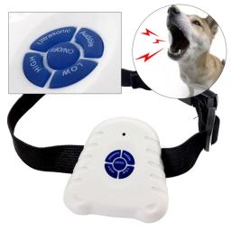 Coleira de treinamento para cachorros anti-latidos, dispositivo para treino de cachorros ultrassônico ajustável e à prova d'água - Image 2