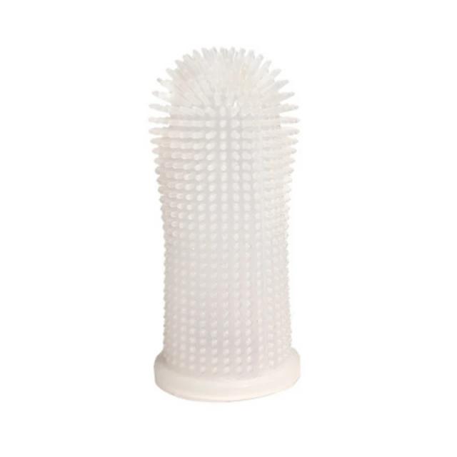 Escova de Dentes Inovadora para Pets: Luva de Silicone 360º para Limpeza e Combate ao Mau Hálito e Tártaro em Gatos e Cachorros